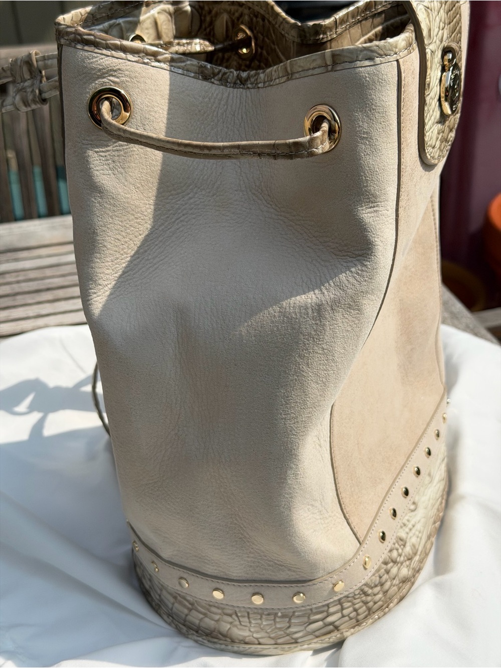 Brahmin Allie sling backpack in Clay Edena - Picture 13 of 16